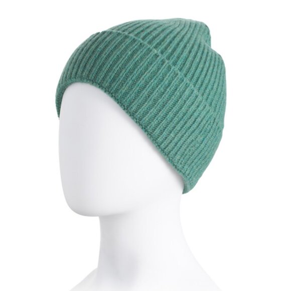 NEW TESMA Made In Italy Recycled Cashmere And Wool Blend Ribbed Beanie 1025 2m1 - Picture 4 of 4